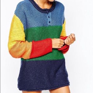 UNIF rainbow sweater